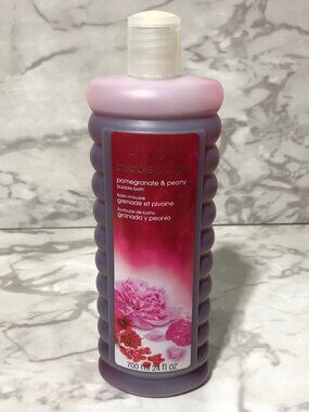 AVON Bubble Delight Pomegranate & Peony Bubble Bath 24 oz Factory Sealed NEW